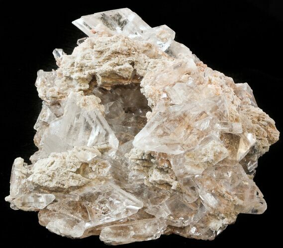 Water-Clear Selenite Crystals in Matrix - Mexico #45196